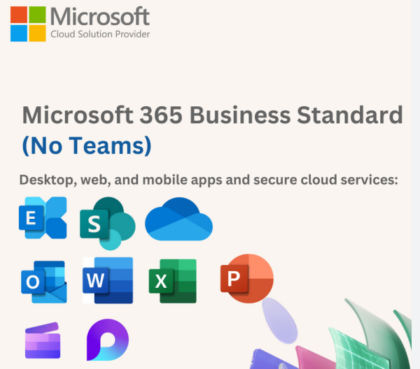 Microsoft 365 Business Standard (No Teams)