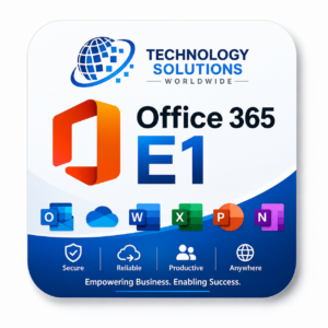 Office 365 E1 - ONLY $6 per month. info@techsolworld.com