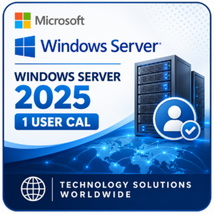 Windows Server 2025 – 1 User CAL ONLY $30